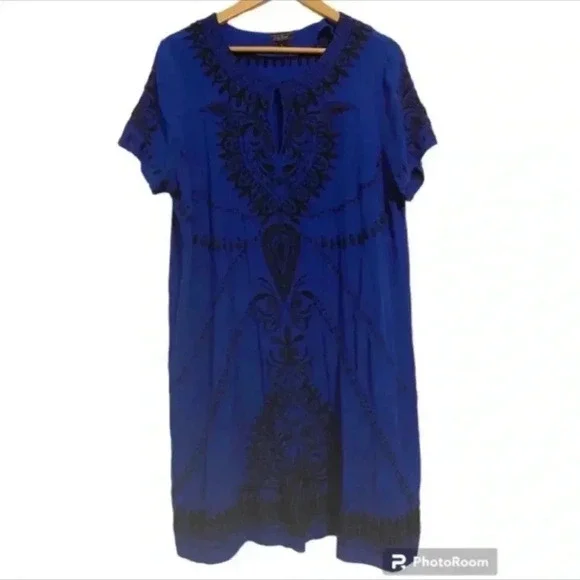 green emerald velvet dress All The Info I Need Navy Blue Embroidered Top – Shop the Mint main image 1
